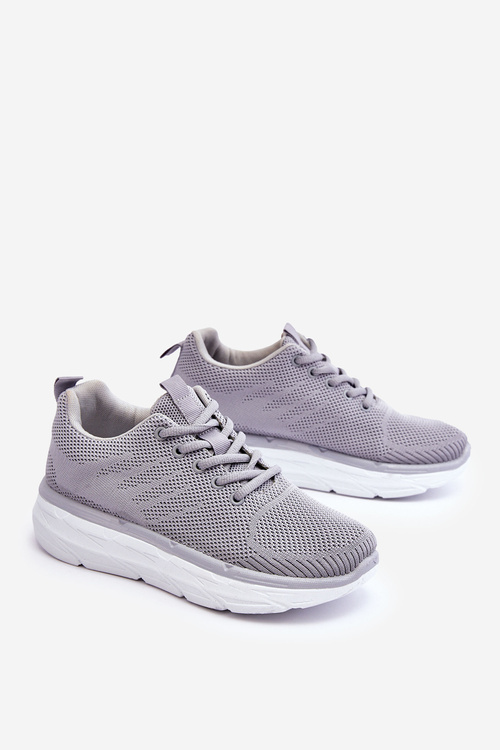 Women's Lace-up Sports Shoes Gray Lavarone