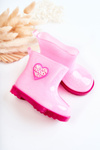 Children's Brocade Galoshes Pink Rain