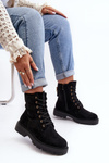 Women's Zip Up Ankle Boots Black Ninsuni