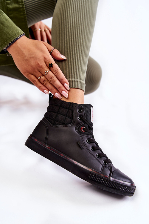 Women's High Sneakers Cross Jeans KK2R4058C Black