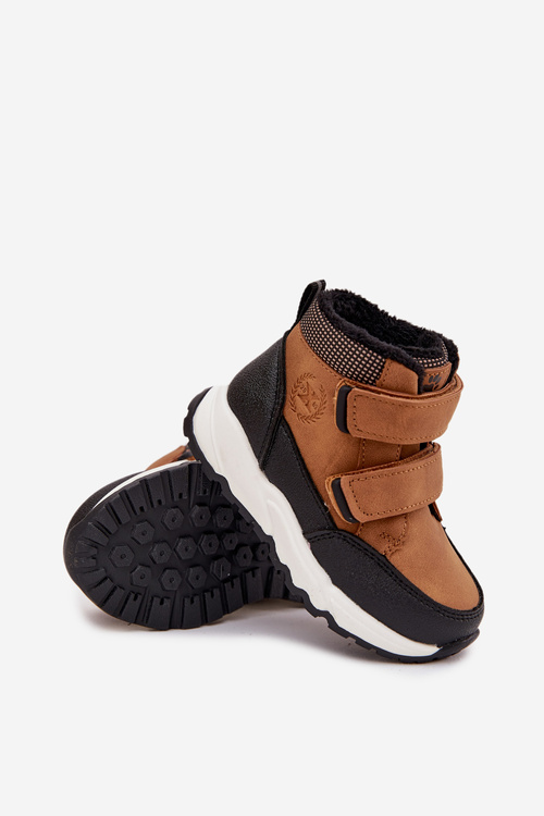 Buty Zimowe Dla Chłopców Na Rzep Ocieplane Camel Nolivine