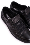 Men's Leather Shoes Trainers BEDNAREK Black