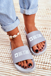 Women's Slides Big Star Grey GG274042