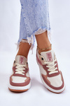 Women's Sport Shoes Sneakers Big Star LL274438 Pink-White