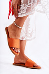 Women's Classic Slippers Smooth Light Orange Narsis