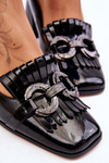 Patent Leather Comfortable Pumps Black Mercy
