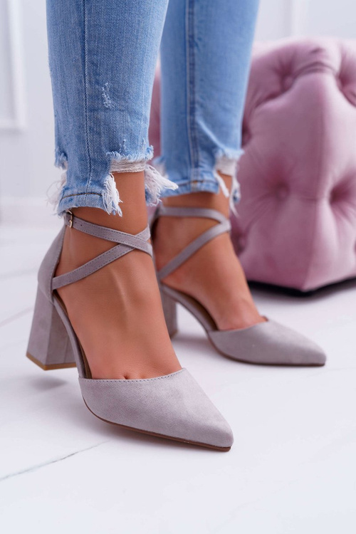 Women's Stiletto pumps Grey Traffic