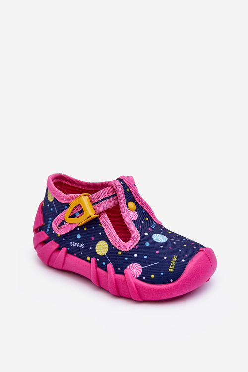 Girls' Papcie Shoes Befado 110P471 Pink-Navy