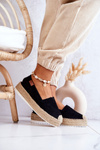 Slip-on Suede Espadrilles Black Lesley