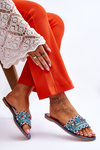Women's Embellished Slippers Blue Bellisa