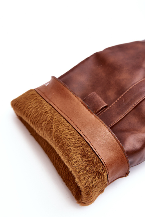 Kozaki Damskie Przed Kolano Słupek Brązowe Genzani 842