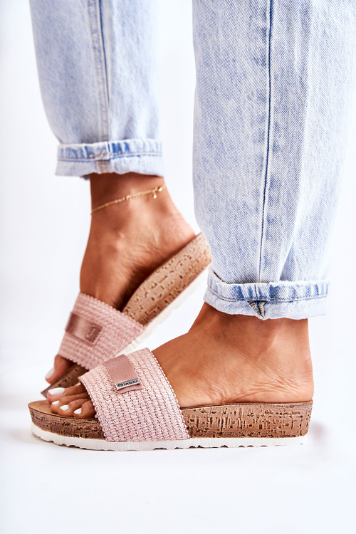 Klapki Damskie Klasyczne Różowe Inblu NM000025