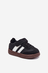 Children's Sports Shoes Sneakers With Velcro Black Adelina