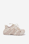 Sneakers Sports Shoes Women's Beige Tonelli