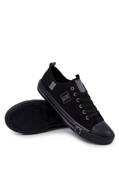 Trampki Męskie Niskie Czarne Big Star JJ174139