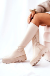 High boots Beige Hemera