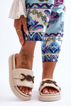 Women's Decorative Sandals Beige Verso