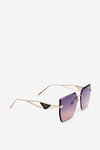 Women's Sunglasses with Shaded Golden Lenses