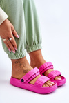 Foam Slide Sandals Fuchsia Lirell