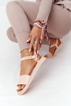 Pachnące Gumowe Sandaly Eco Friendly ZAXY HH285123 Nude