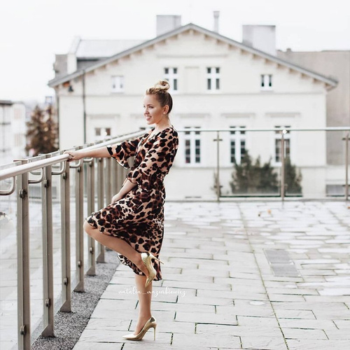 Lu Boo Women's Stilettos Snake Leather Gold BC-791