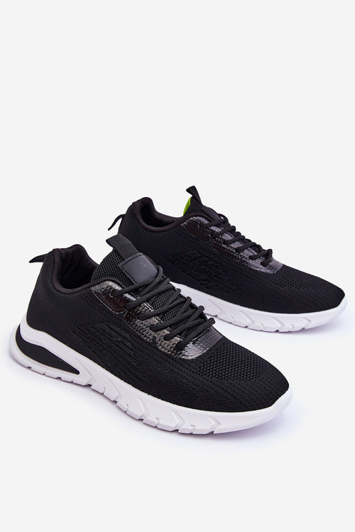 Men's Classic Sports Shoes Black and White Santiago