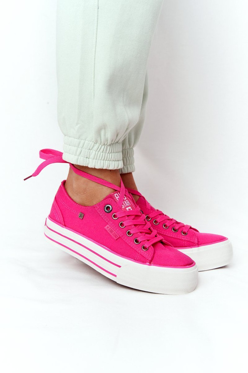 Women's Sneakers On A Platform BIG STAR HH274054 Fuchsia