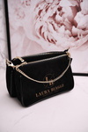 Women's Clutch Handbag With Round Purse LAURA BIAGGI Black