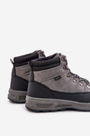 Ocieplane Męskie Buty Trekkingowe Szare Lee Cooper LCJ-24-03-3033M