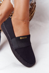 Espadrilles On A Braided Sole Big Star HH274482 Black