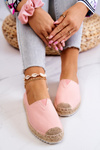 Espadryle Pleciona Podeszwa Big Star Różowe HH274496