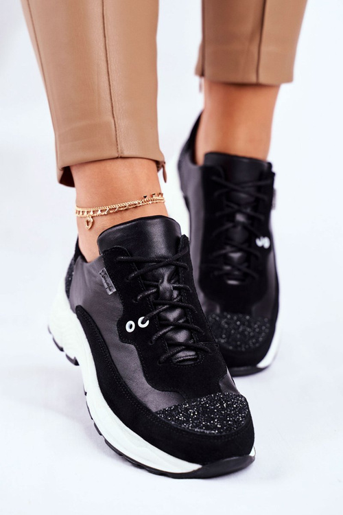 Women's Sport Shoes Sneakers Leather Maciejka 04845-01