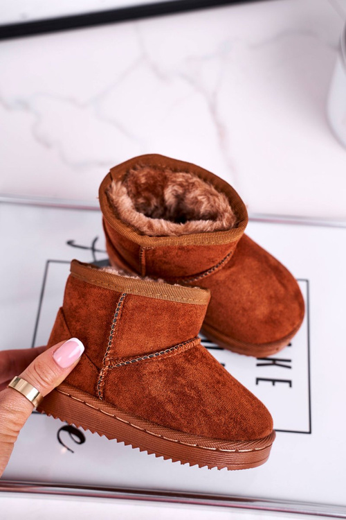 Children's Insulated Snow Boots Brown Gooby