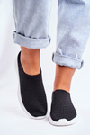 Women's Sport Shoes Slip On Black Hopin