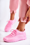 Sportowe Buty Damskie Wsuwane Różowe Sequro