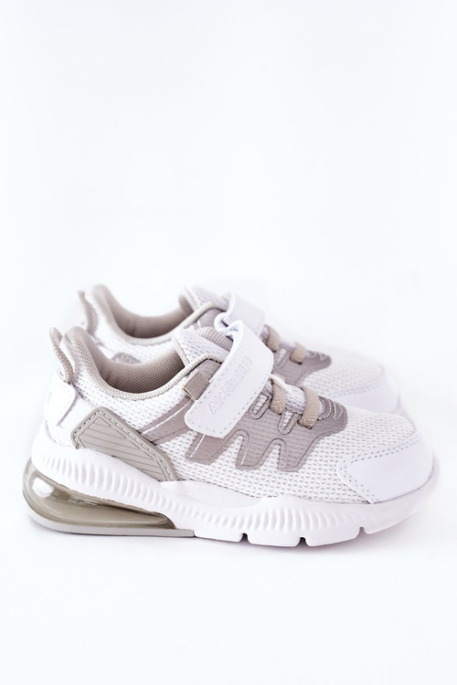 Children's Sport Shoes With Velcro ABCKIDS White-Silver