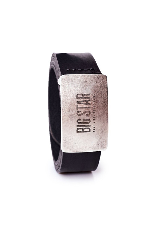 Leather Men's Belt Big Star HH674119 Black