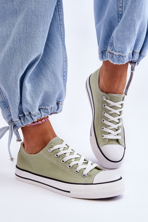 Classic Low Women's Sneakers Light green Vegas