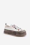 Women's Platform Sneakers GOE NN2N4054 White