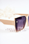 Square Sunglasses V110021 Beige