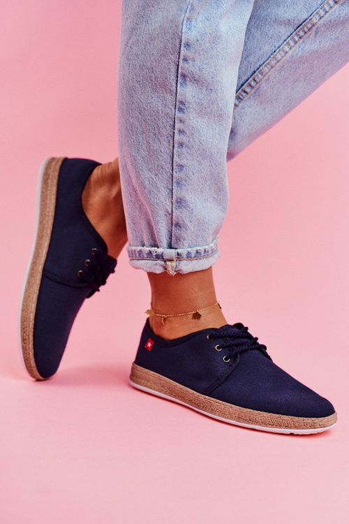 Women's Espadrilles Big Star Navy blue FF276042