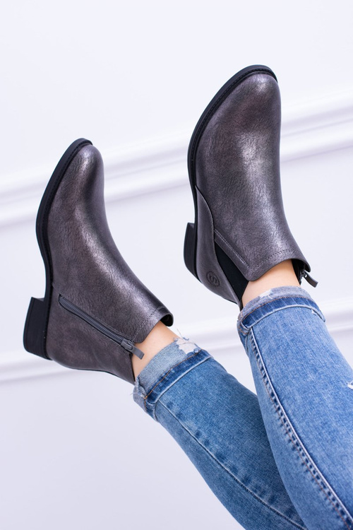 Sergio Leone Ciemnoszare Botki Płaski Obcas Vuko