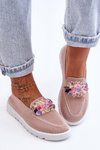 Women's Slip-on Tennis Sneakers with Decoration Pink Taylor