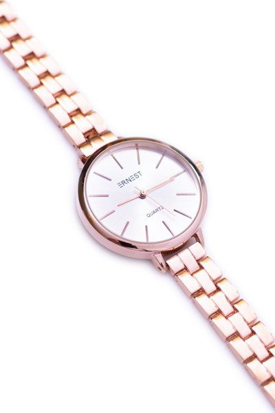 Ernest Women's Watch with Bracelet Pink Gold LookAround