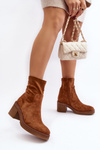 Women's ankle boots with a heel Camel Argastis