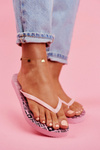 Women's Sliders Flip-Flops Big Star FF274A304 Pink