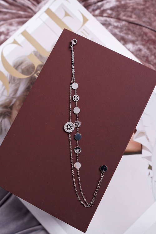 Women's Celebrity Bracelet Silver Tree of Life