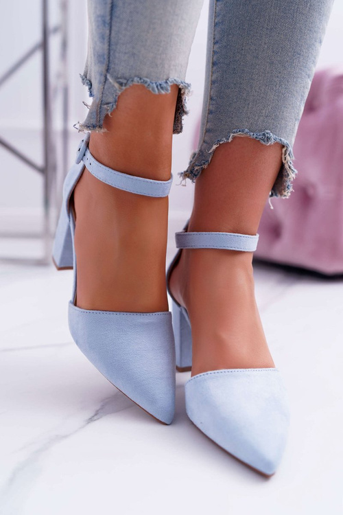 Women's Stiletto pumps Blue MadamStyle