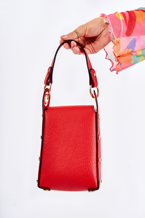 Small Women's Handbag With Ornament Red Ellies