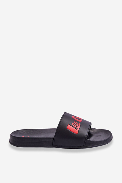 Klapki Męskie Lekkie Czarno-Czerwone Lee Cooper LCW-23-42-1730